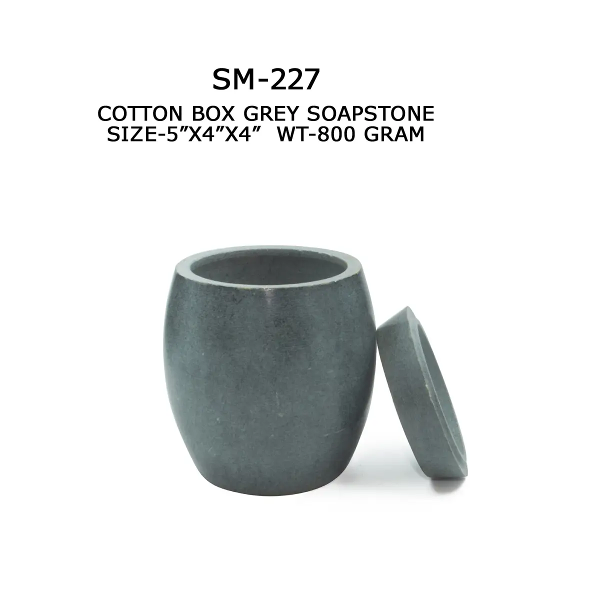 COTTON BOX GREY SOAPSTONE